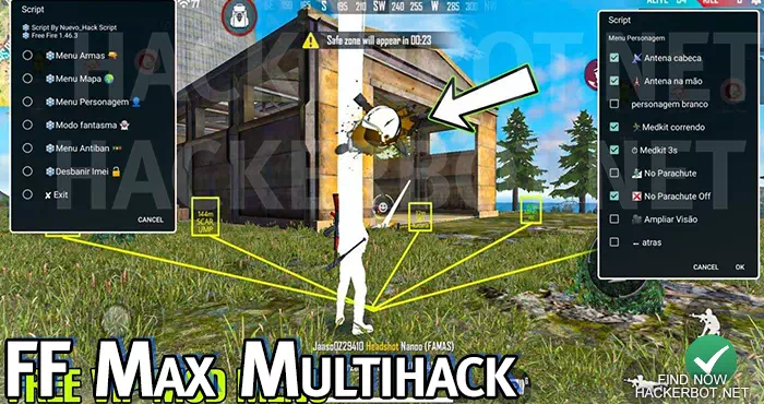 ff max multihack menu