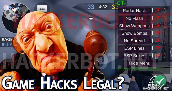 game cheats legal or illegal