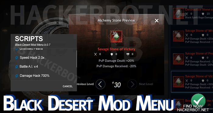 black desert m mod menu android ios