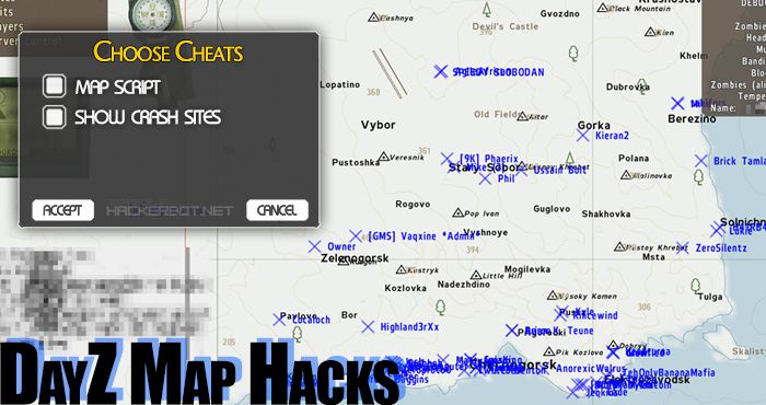 dayz map hacks