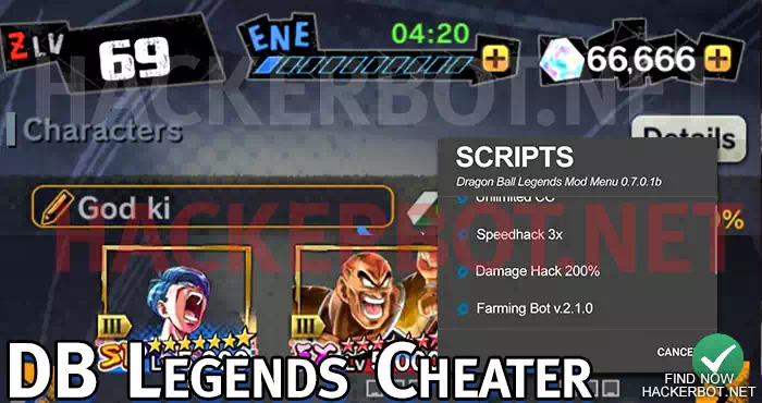 dragon ball legends game cheater hacker