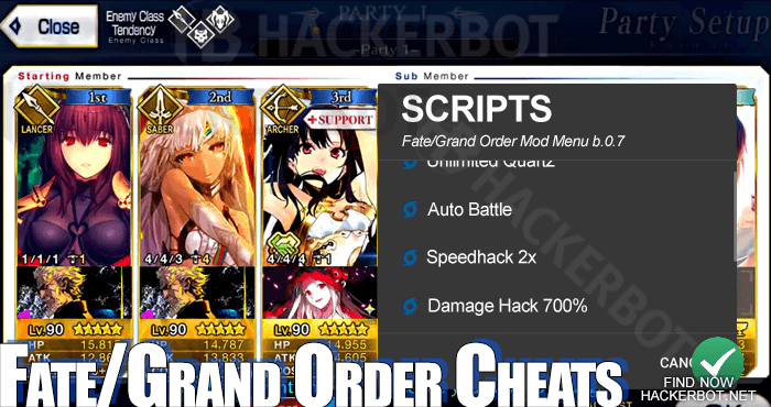 fate grand order cheats android ios download