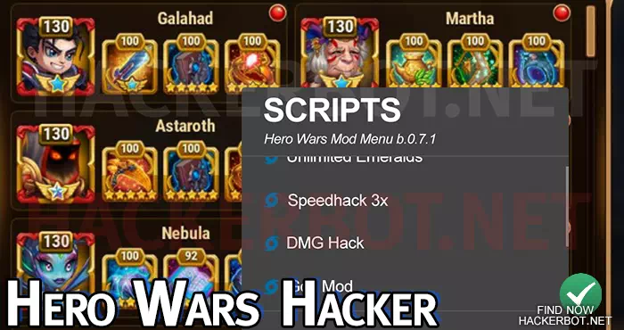 herowars game hacker cheater app download