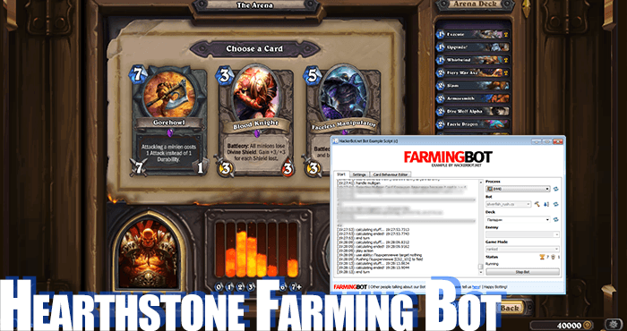 hearthstone arena bot farming