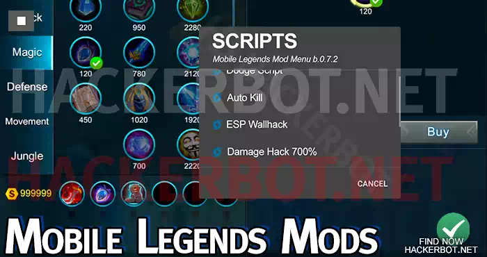 mobile legends features menu