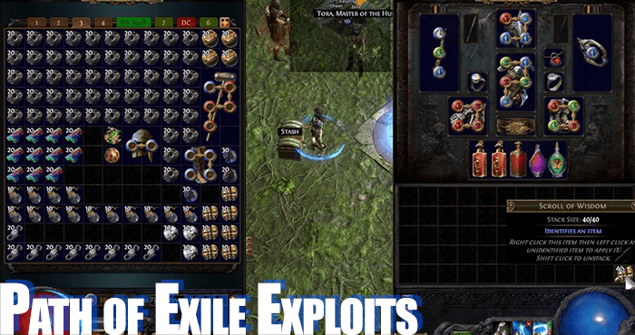 path of exile exploit item dupe