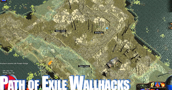 path of exile map wall hacks