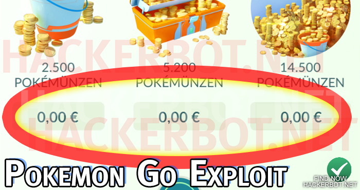 pokemon go exploit free coin money