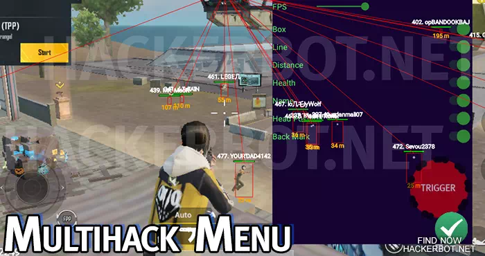 pubgm multihack menu