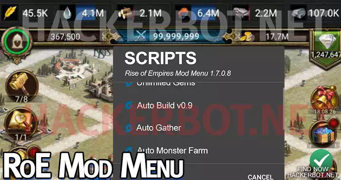 roe mod menu download