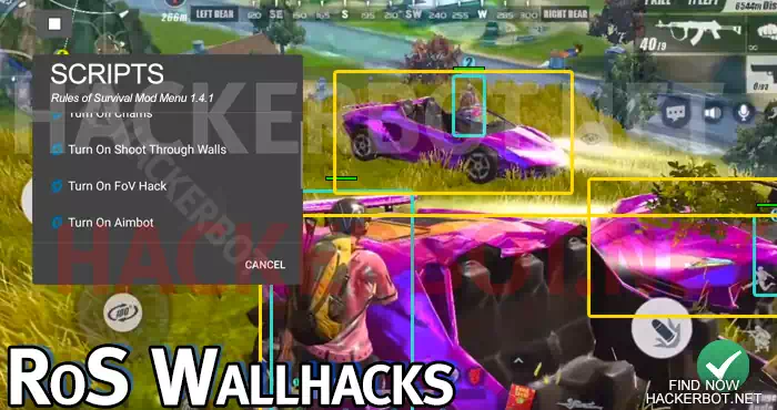 rules of survival wallhack