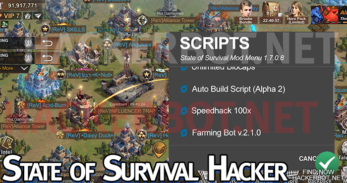 stateofsurvival game hacker cheater