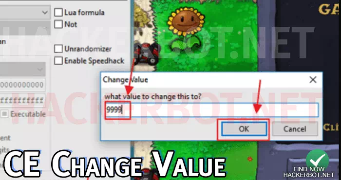 cheat engine change value