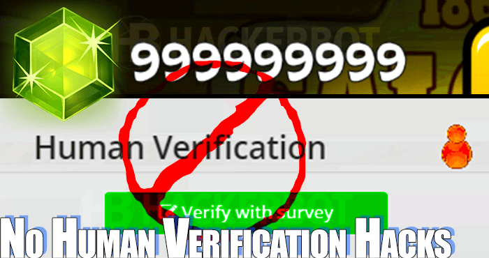 no human verification cheats