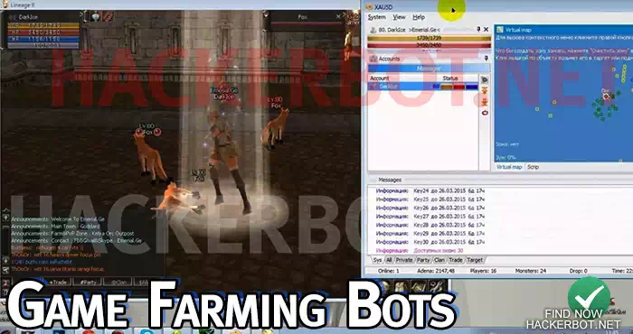 game farming bots