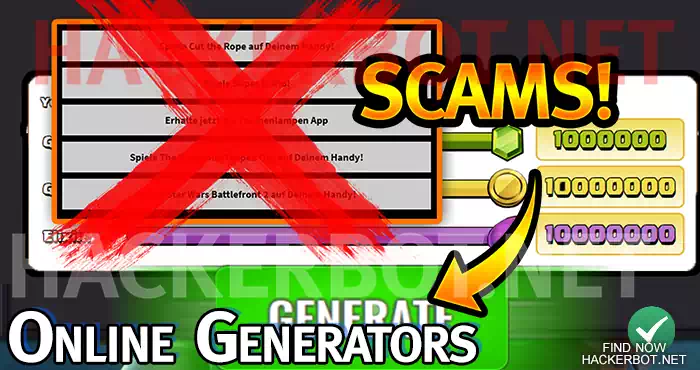online free game resource genarator hack scam